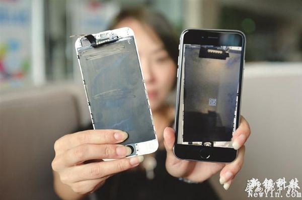 迪信通修iPhone 6 连换5块屏幕没修好